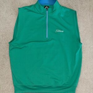 Titleist Foot Joy Teal Sleeveless Medium Vest